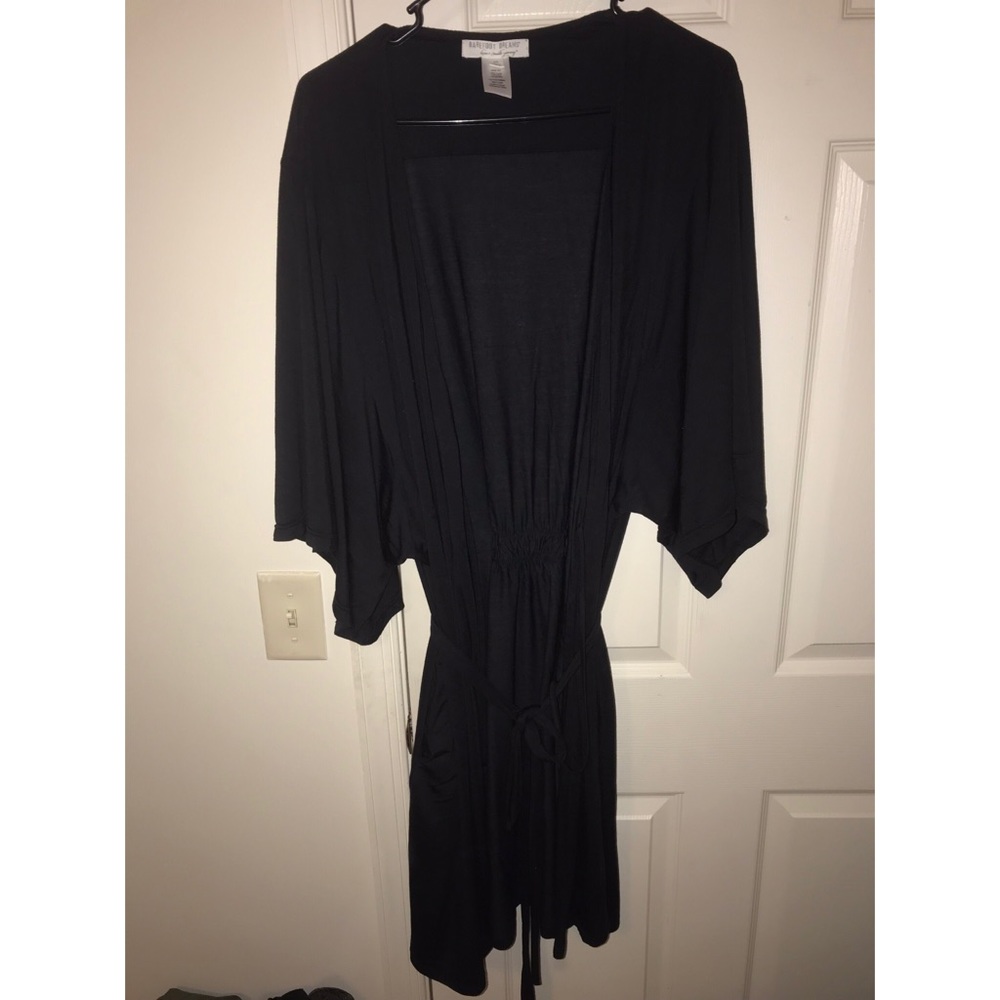 Black wrap cardigan